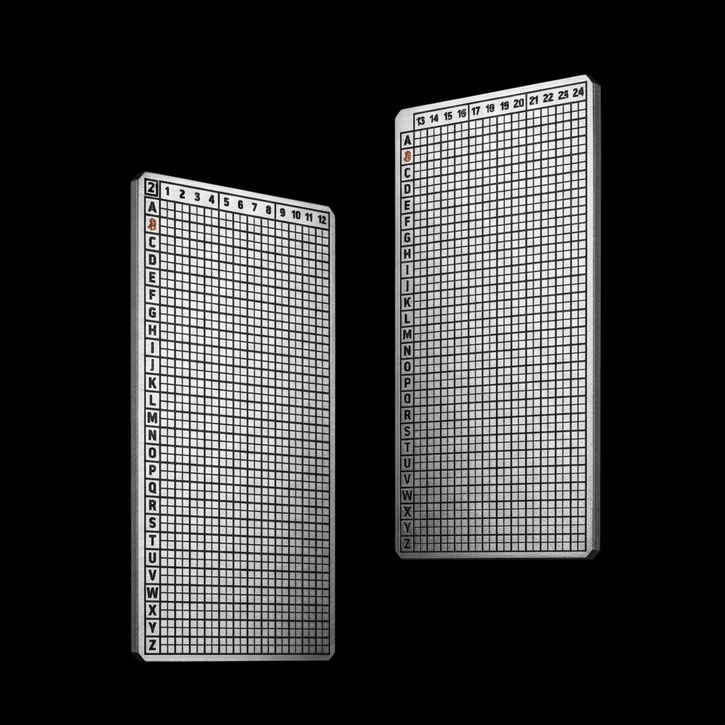 Plate B 12字與24字版本