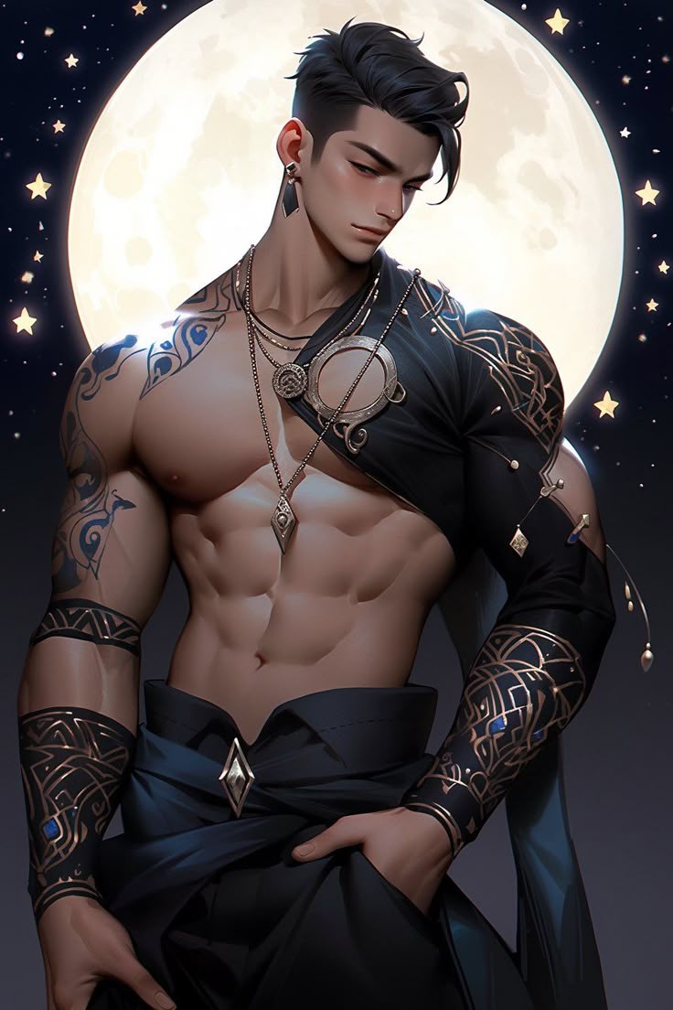 Mafia boss in moonlight