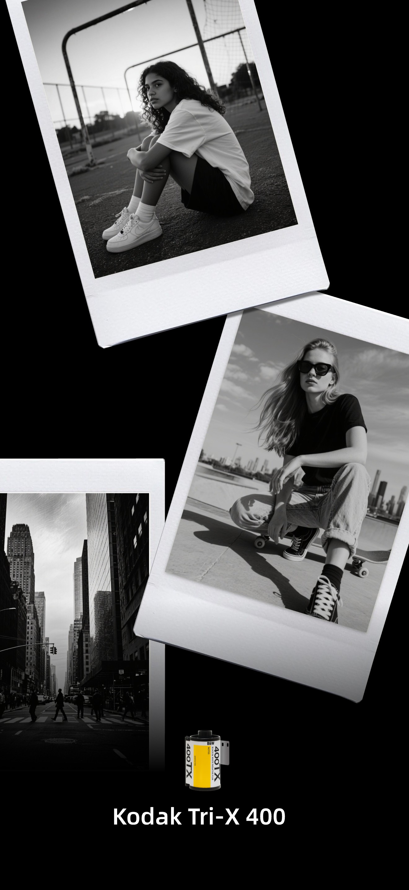 Kodak Tri-X 400 - Classic black and white street photography