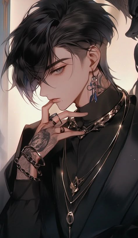 Mafia boss with elegant styling
