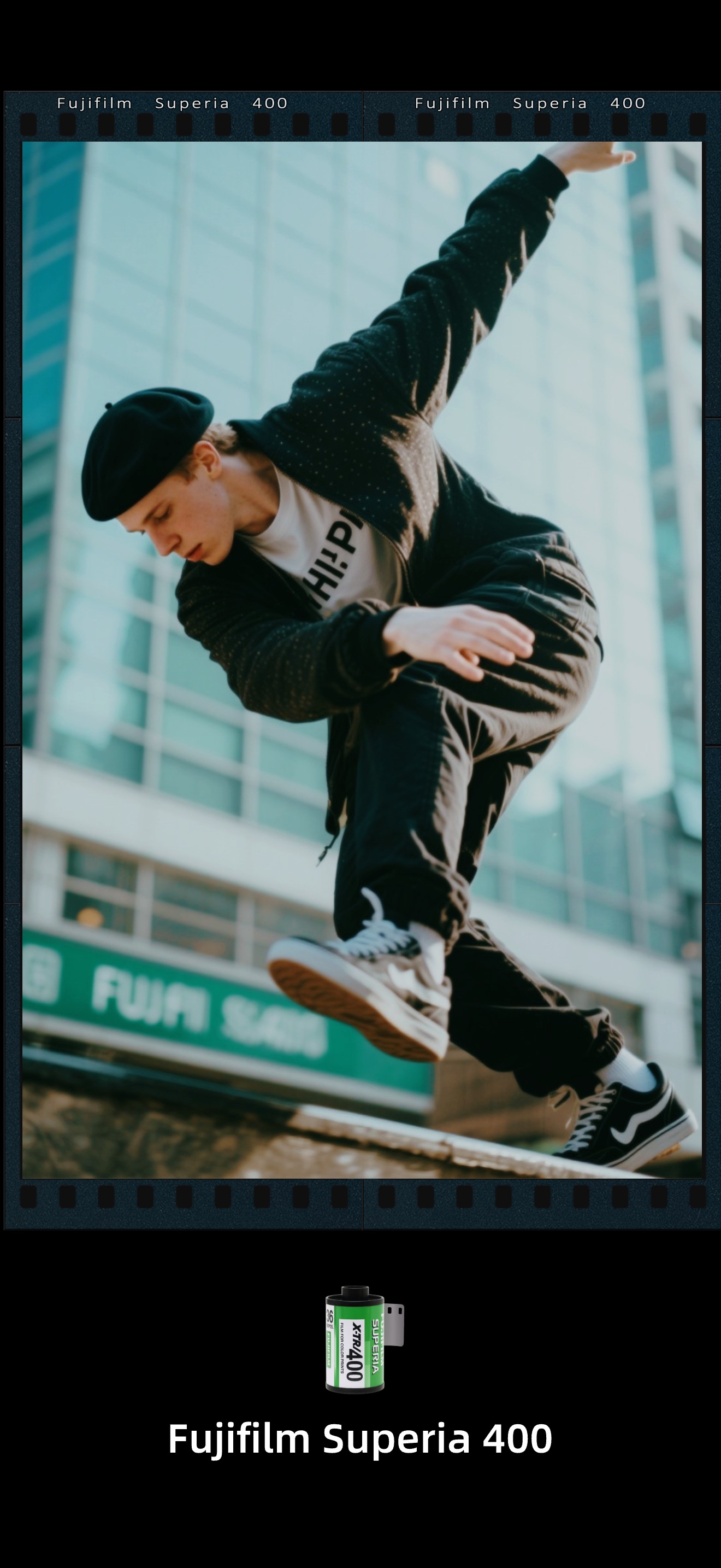 Fujifilm Superia 400 - Dynamic urban street photography