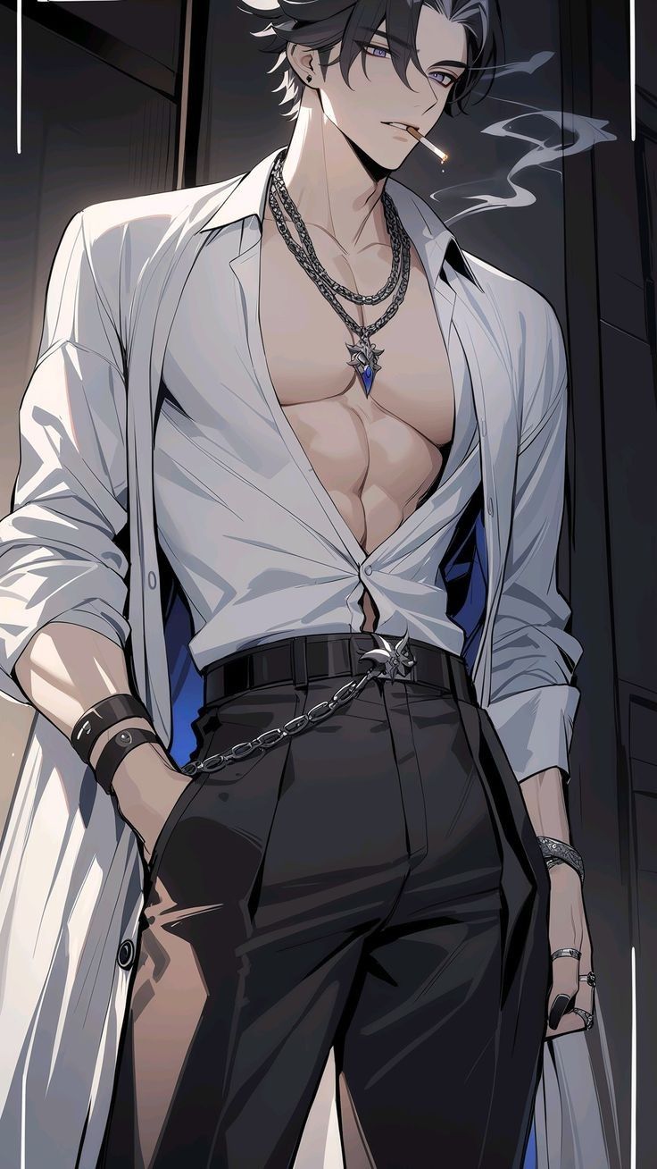 Mafia boss in formal attire