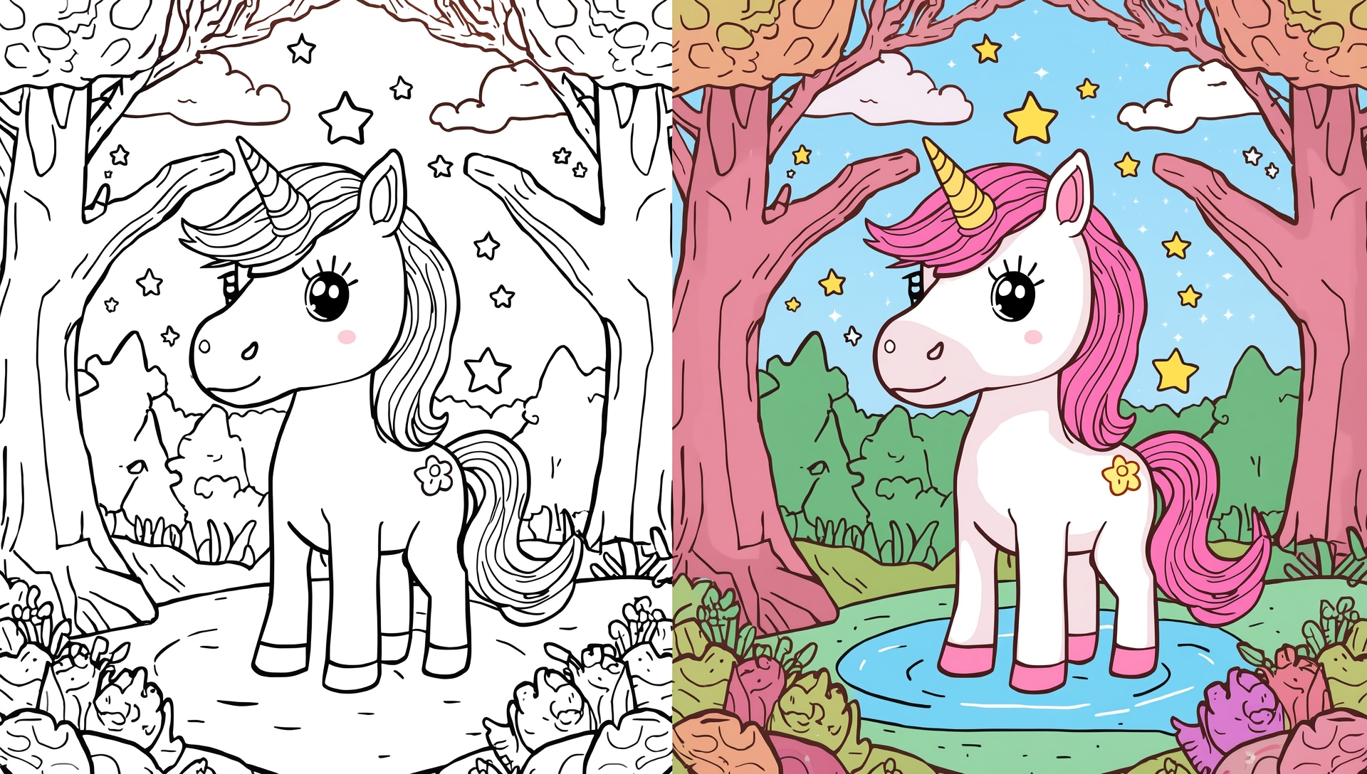 Colored illustration