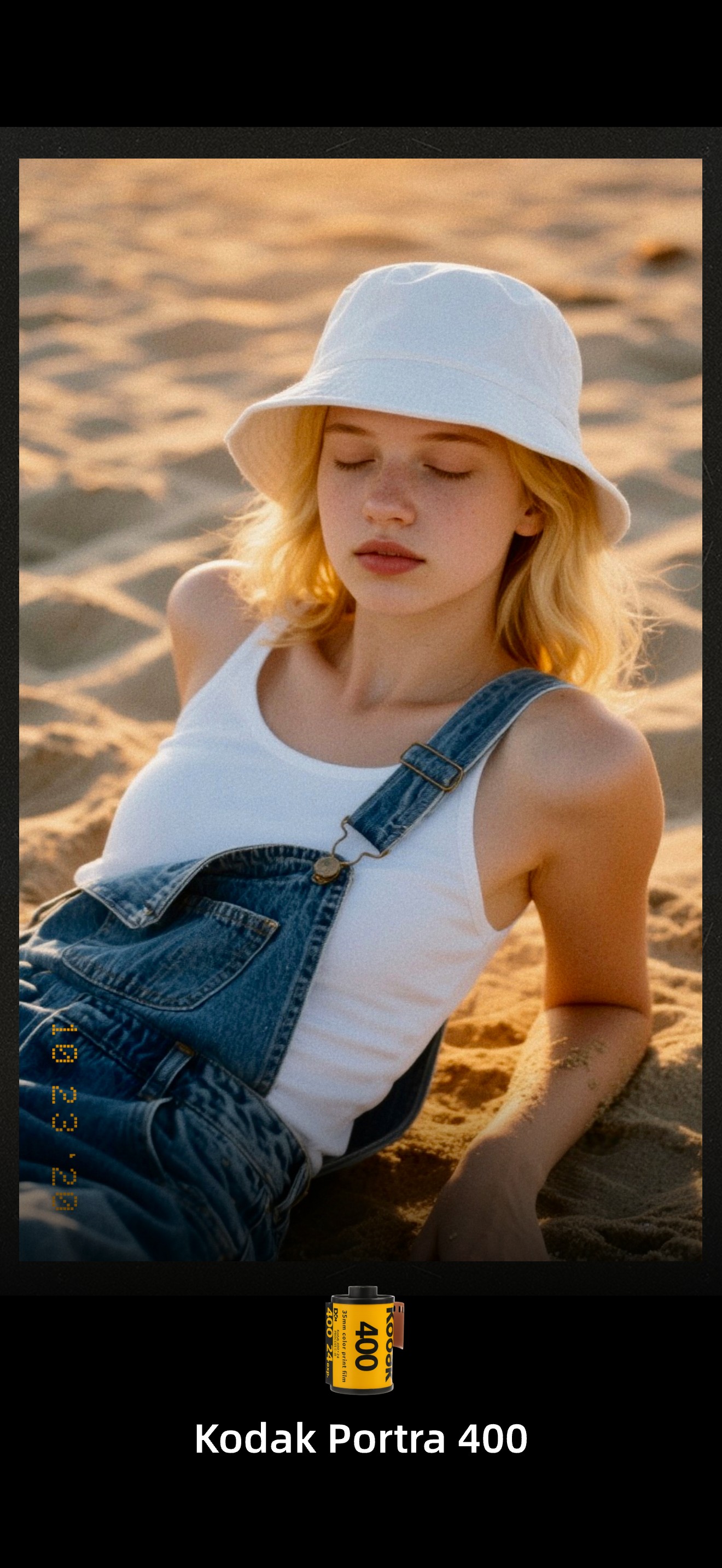 Kodak Portra 400 - Warm natural light portrait