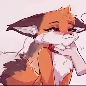 Cute PolyBuzz furry fox girl