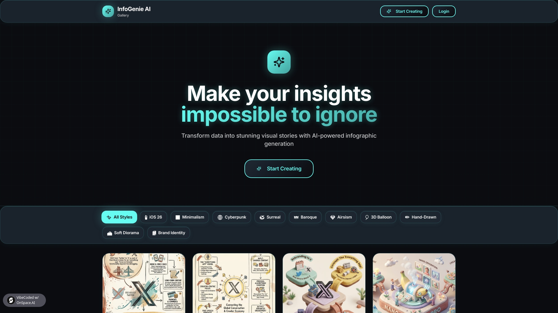 Infographic AI - Generate Stunning Data Infographics Instantly