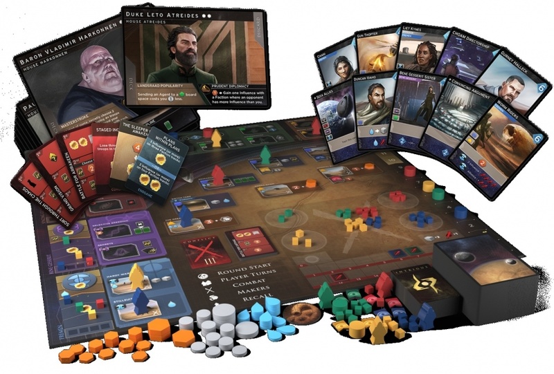 Dune Imperium board game — worker placement deckbuilder