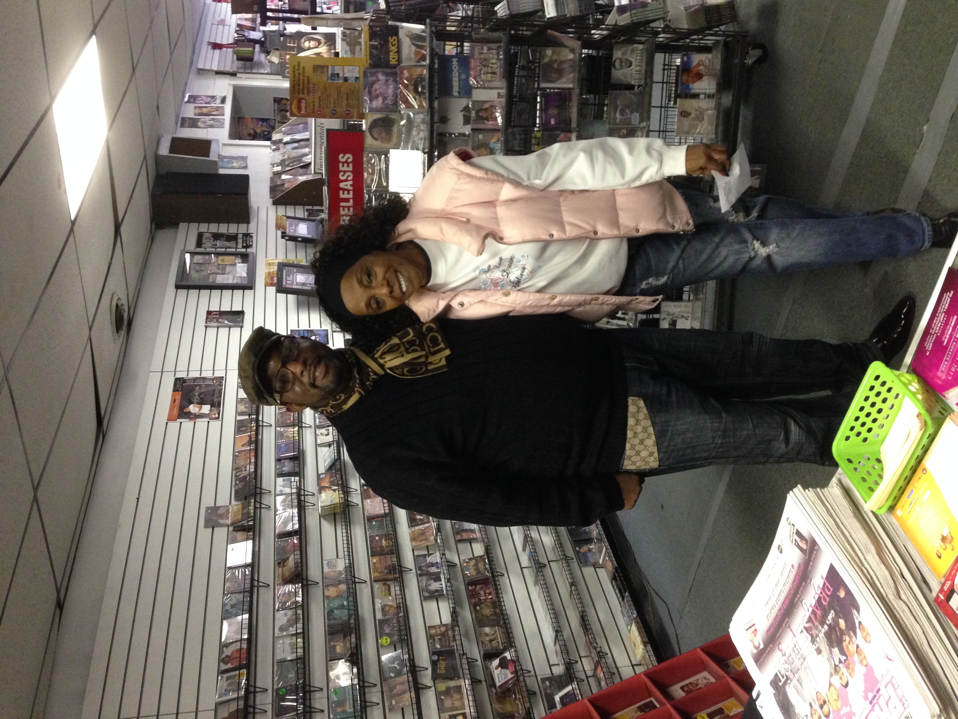 Laura Lee, legendary soul and R&B recording artist, photographed with Farmedia at a music store