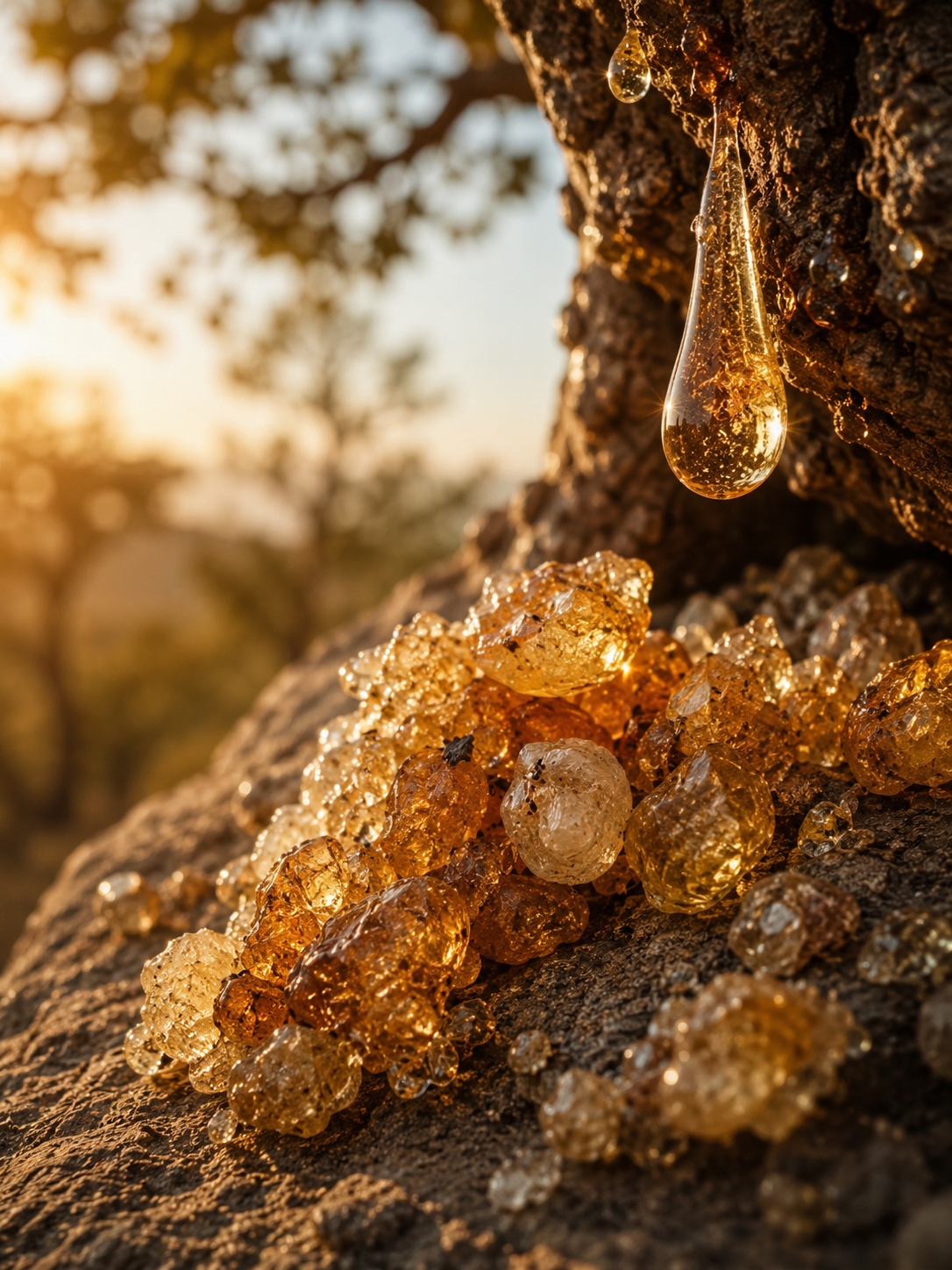 Golden Boswellia resin — the natural source of AprèsFlex
