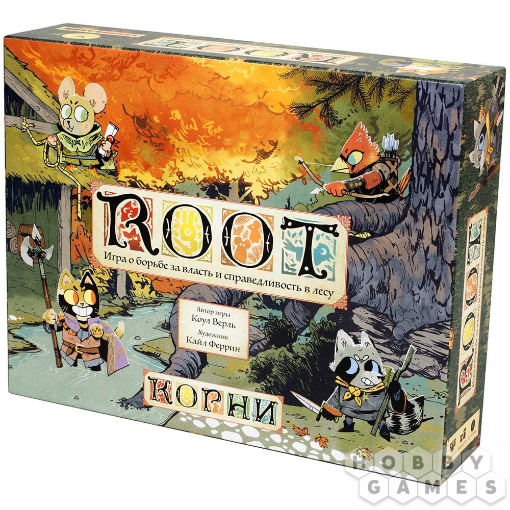 Root board game box — asymmetric woodland warfare game